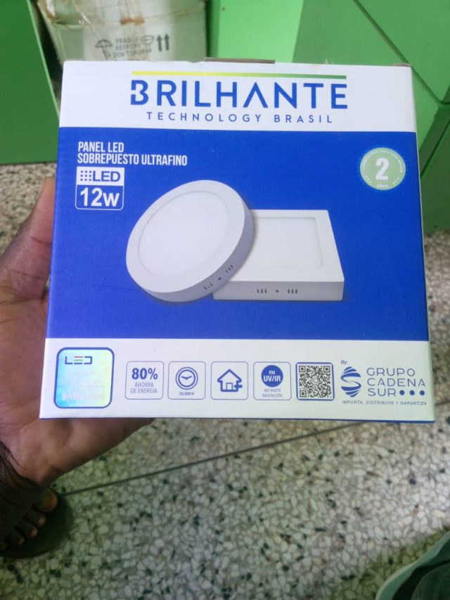 Panel Light Brilhante 12W White — Kislights Uganda