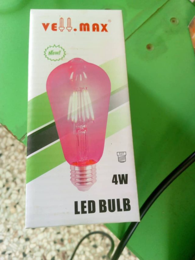 Led Bulb 4W Pink — Kislights Uganda