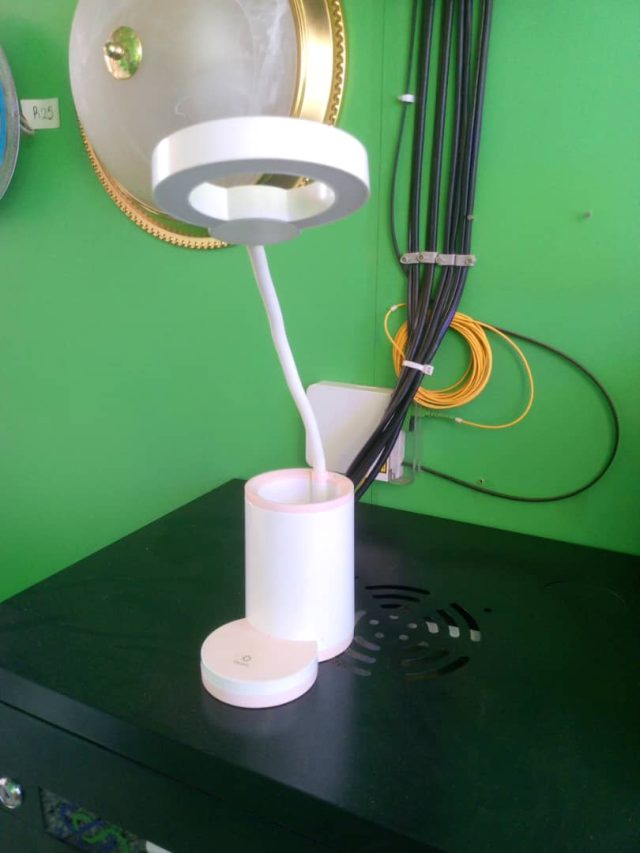 Table Lamp Rechargeable With Holder — Kislights Uganda