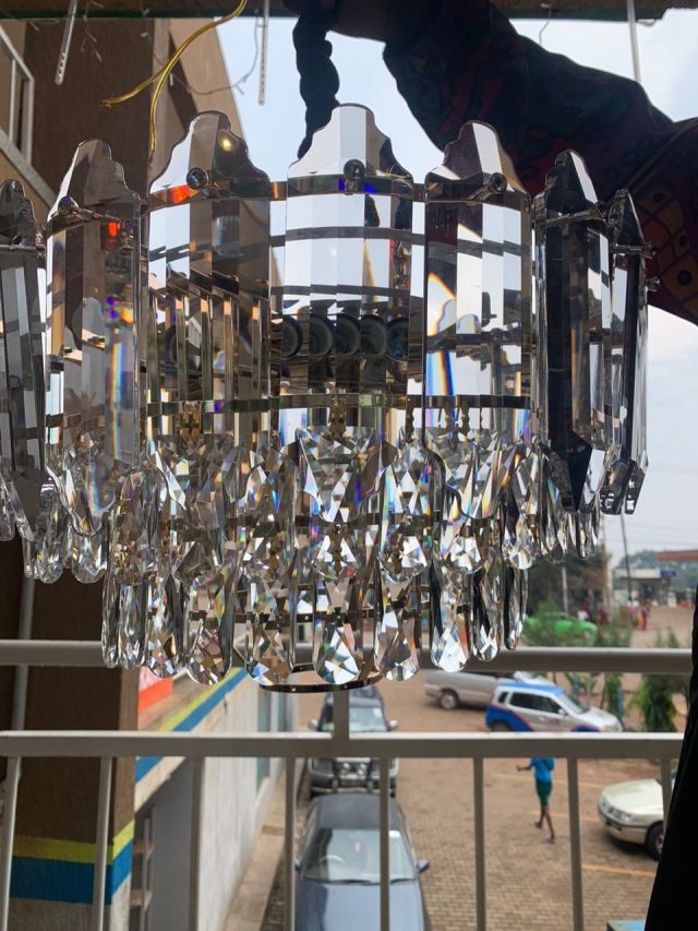 Ceiling Chandelier B Hanging Led And Bulb E14 — Kislights Uganda