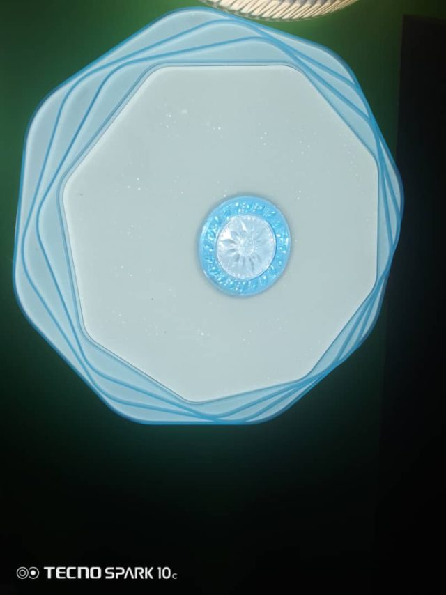 Ceiling Fitting Blue — Kislights Uganda