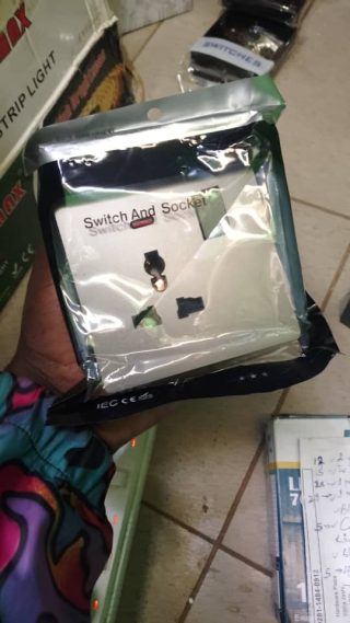 Single Socket 3 Pin G10 Black Series — Kislights Uganda