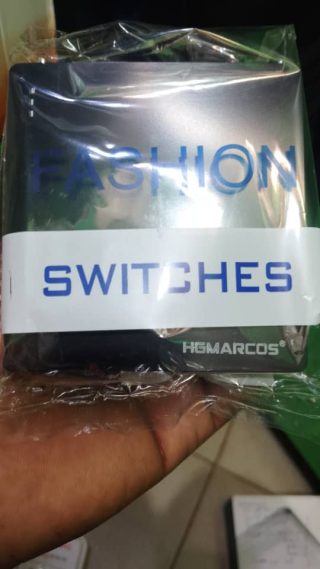 1 Gang 2 Way G10 Black Series — Kislights Uganda