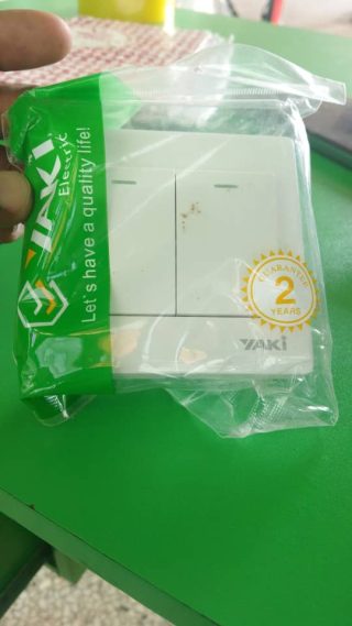 2 Gang 2 Way Switch — Kislights Uganda