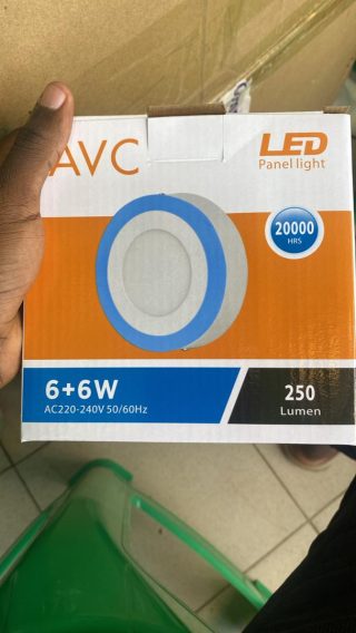 Panel Light 6+3W Avc — Kislights Uganda