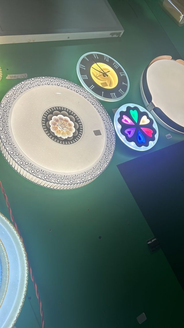 Ceiling Lights Pearl Clear Grey Floor — Kislights Uganda
