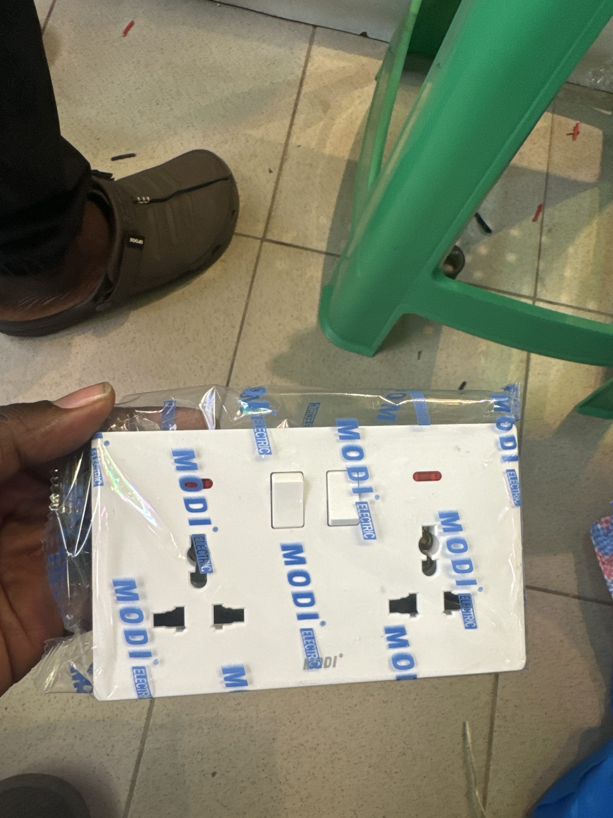 Double Socket Multi White — Kislights Uganda