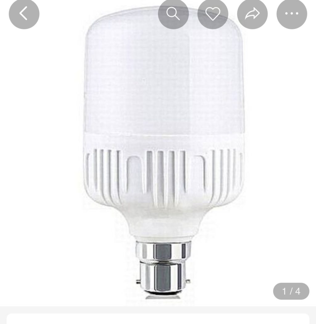 Bulb Big Size 50W Panda Pin — Kislights Uganda