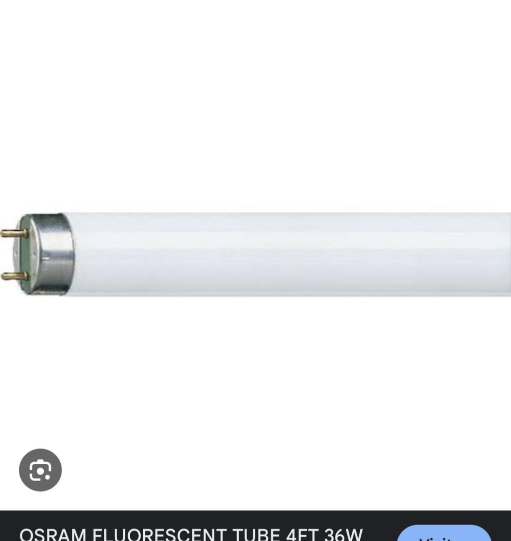 Fluorescent Tube 4Ft Lamp Ballast White — Kislights Uganda